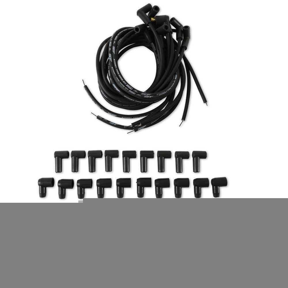 MSD Street-Fire Wire Set 90°, Sock/ , Univ 5553 fits 8 Cyl Hei