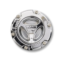 Load image into Gallery viewer, Warn 3 Piece Design 35 Spline 6 Bolt Chrome Finish Set Of 2 95070