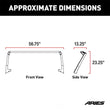 Load image into Gallery viewer, ARIES Jeep JK Roof Light Mounting Brackets &amp; Crossbar 15914 fits 2007-2017 Jeep JK, Wrangler