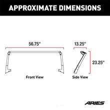 Load image into Gallery viewer, ARIES Jeep JK Roof Light Mounting Brackets &amp; Crossbar 15914 fits 2007-2017 Jeep JK, Wrangler