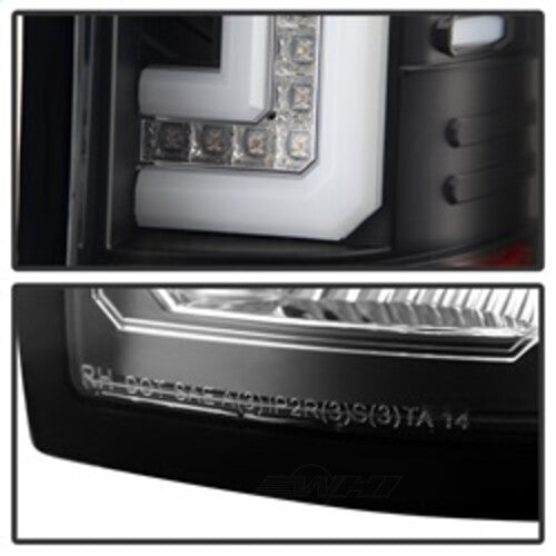 Spyder Auto (Spyder) LED Tail Lights - Black 5080660 fits 2014-2018 GMC Sierra / 2014-2018 GMC Sierra 1500 / 2015-2019 GMC Sierra 2500 HD / 2015-2019 GMC Sierra 3500 HD