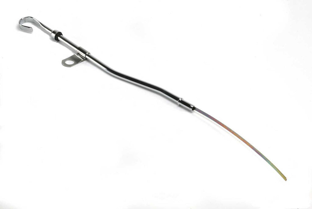 Mr Gasket Engine Oil Dipstick & Tube - Chrome 6921 fits 1981-1993 Ford Bronco Custom / 1985-1996 Ford Bronco Eddie Bauer / 1981 Ford Bronco Ranger Xlt, F-150, F-250, F-350 / 1991-1996 Ford Bronco Xl / 1982 Ford Bronco Xls, F-250 Xlt Lariat