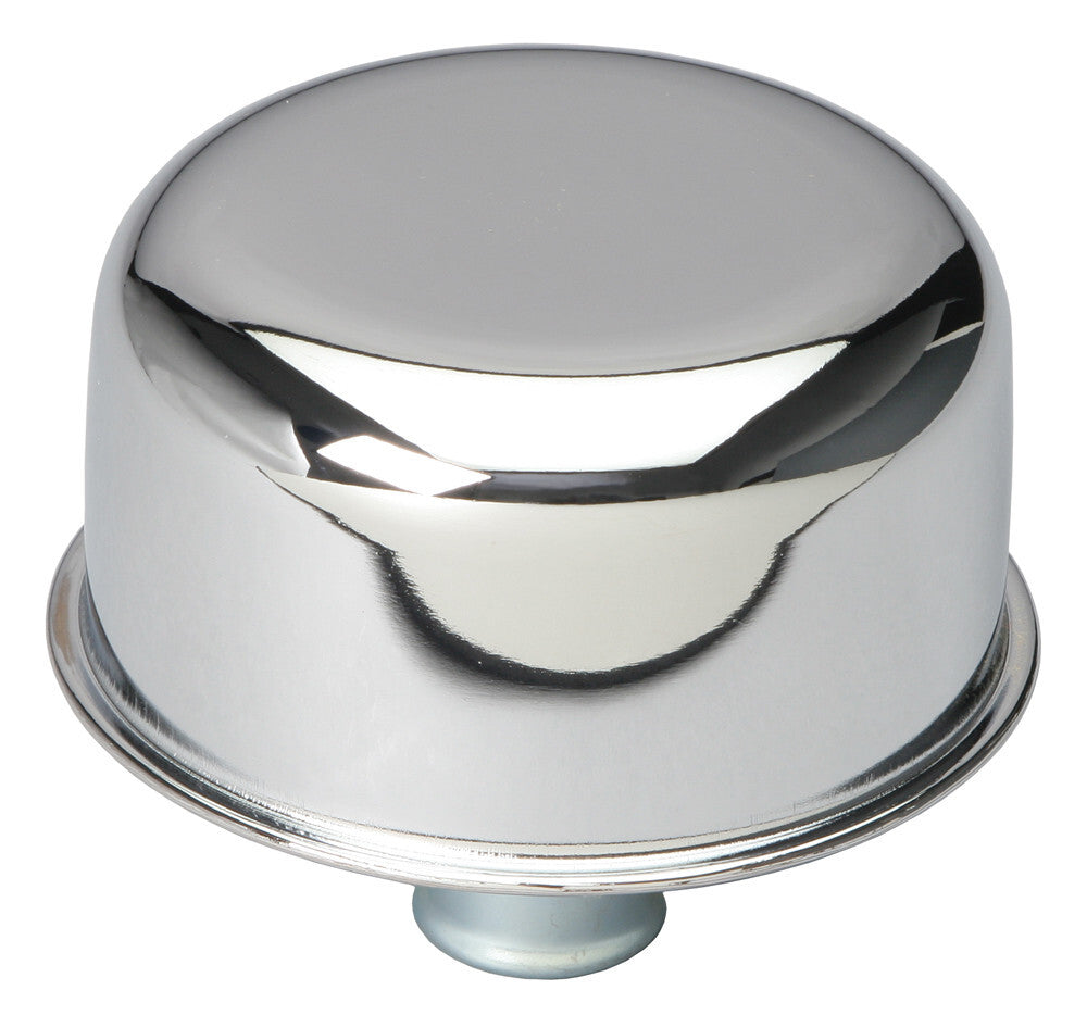 Trans-Dapt Performance 3/4 in. Neck PCV Breather Cap; 2-3/4 in. Overall Diameter - Chrome 9171