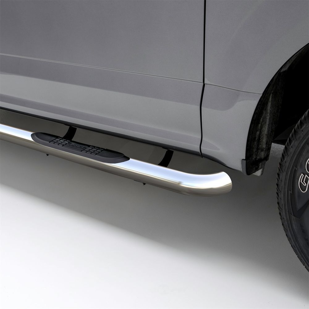 ARIES - 3" Round Polished Stainless Side Bars, Select 204052-2 fits Chevrolet Colorado / GMC Canyon
