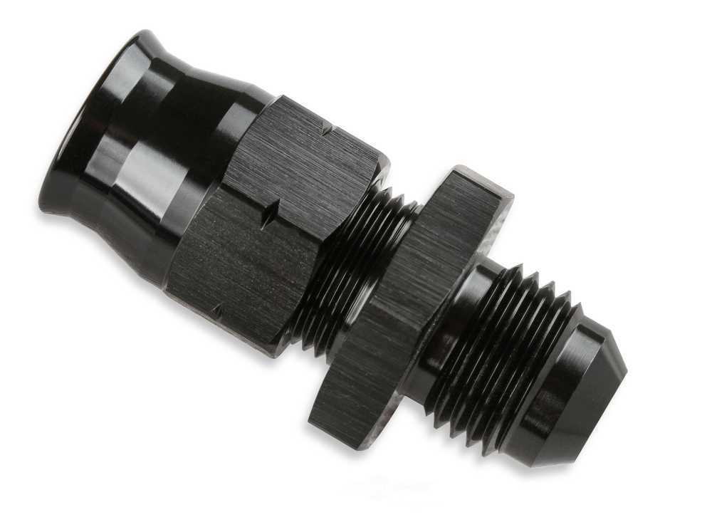 Mr Gasket Mr. Gasket Aluminum Tube Adapter -6 AN Male AN To 5/16 Inch Tubing Black 892005-BL
