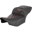 Load image into Gallery viewer, Saddlemen Roadsofa™ Extended Reach Seat - without Backrest - Lattice Stitch - Red Stitch 823-07-20704 fits 2023-2024 Harley-Davidson FLTR, FLHX