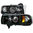 Load image into Gallery viewer, Spyder Auto (Spyder Signature) Projector Headlights - LED Halo - Black 5010087 fits 1994-2001 Dodge Ram 1500 / 1994-2002 Dodge Ram 2500 / 1994-2002 Dodge Ram 3500