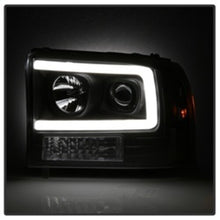 Load image into Gallery viewer, Spyder Auto (Spyder Signature) 1PC Light Bar Projector Headlights - Black 5084491 fits 2000-2004 Ford Excursion / 1999-2004 Ford F-250 Super Duty