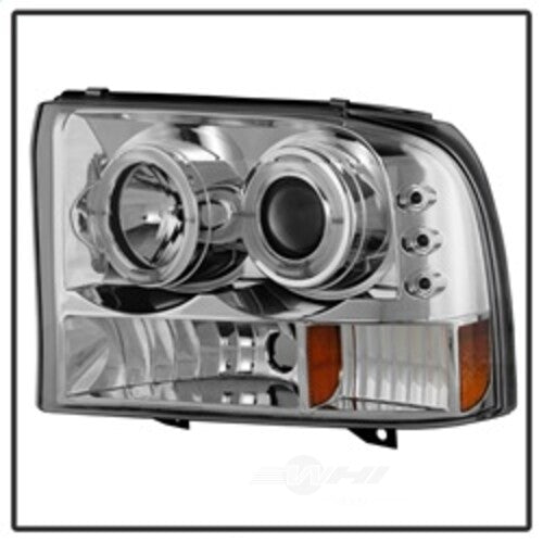 Spyder Auto (Spyder Signature) 1PC Projector Headlights - Version 2 - LED Halo - Chrome 5010360 fits 2000-2004 Ford Excursion / 1999-2004 Ford F-250 Super Duty