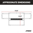Load image into Gallery viewer, ARIES P2068 Pro Series Black Steel Grille Guard, No-Drill P2068 fits Toyota Tacoma