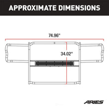 Load image into Gallery viewer, ARIES P2068 Pro Series Black Steel Grille Guard, No-Drill P2068 fits Toyota Tacoma