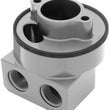 Load image into Gallery viewer, Hamburger's Performance 90 Bolt-on Oil Filter Bypass Adapter; Engines- Billet Aluminum 3329 fits Chevy Gen 5 BB