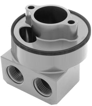 Load image into Gallery viewer, Hamburger's Performance 90 Bolt-on Oil Filter Bypass Adapter; Engines- Billet Aluminum 3329 fits Chevy Gen 5 BB