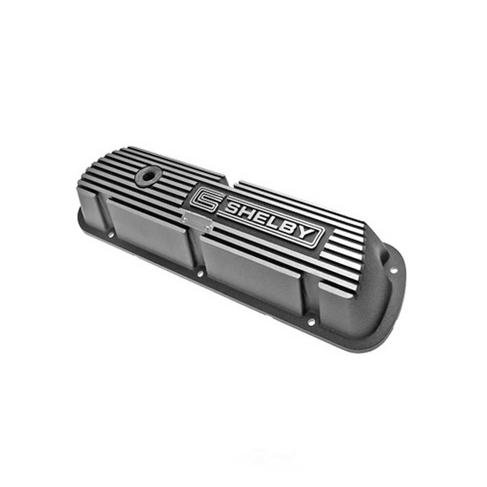 Scott Drake Aluminum Valve Covers with Logo (Pair) 6A582-S fits 1964-1973 Ford Mustang