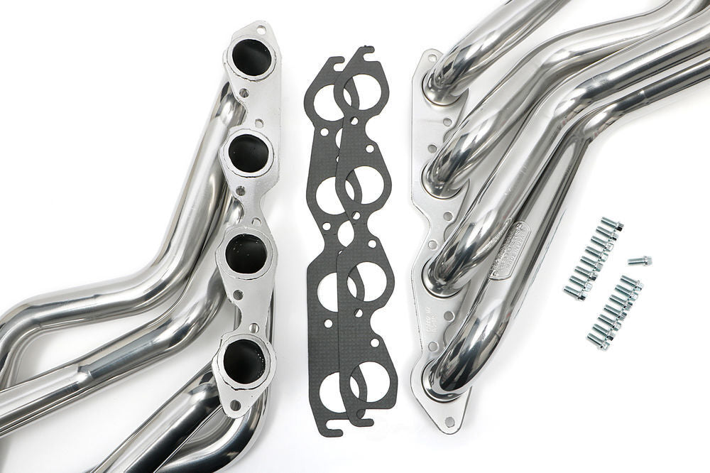 Hedman Hedders HTC Coated Headers; 2 in. Tube Dia; 3 in. Coll; FULL LENGTH Design 66002 fits 1968-1977 Chevrolet Chevelle / El Camino / Malibu