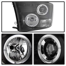 Load image into Gallery viewer, Spyder Auto (Spyder Signature) Projector Headlights - LED Halo - Black 5010032 fits 2009-2010 Dodge Ram 1500 / 2011-2018 Ram 1500 / 2011-2016 Ram 2500 / 2011-2016 Ram 3500