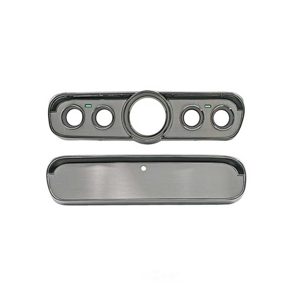 Scott Drake Instrument & Glove Box (with Brushed Aluminum Inserts) KIT-INT-AL fits 1965-1966 Ford Mustang