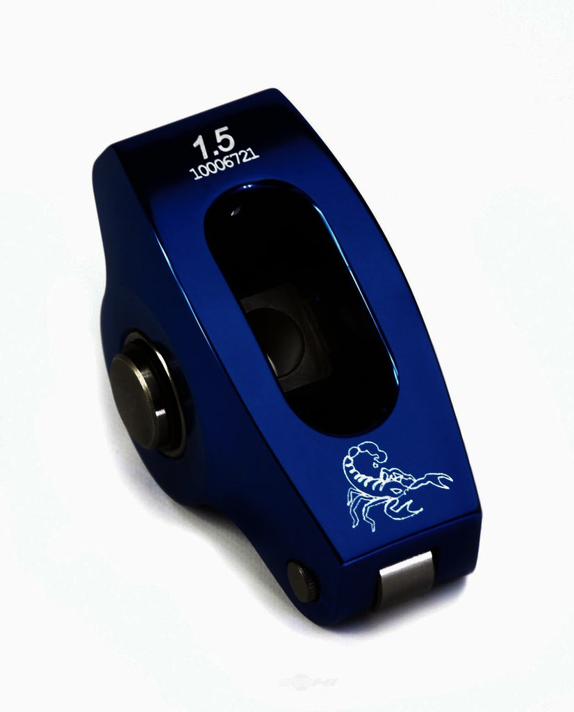 Scorpion Racing Products 1.72F 7/16 Blue Race Series Rocker Arms Set of 16 1020 fits Ford Small Block Ford