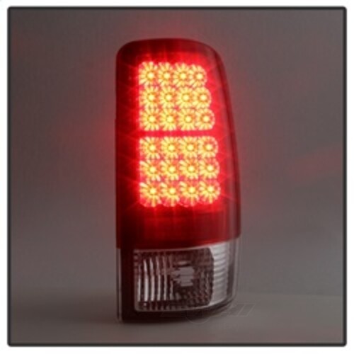 Spyder Auto (Spyder) LED Tail Lights - Red Clear 5001542