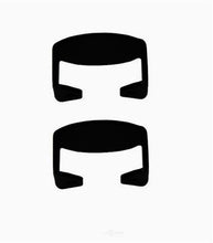 Load image into Gallery viewer, Rubicon Express 2In Bumpstop Pad Rear Pair RE1387 fits 2007 Jeep Wrangler