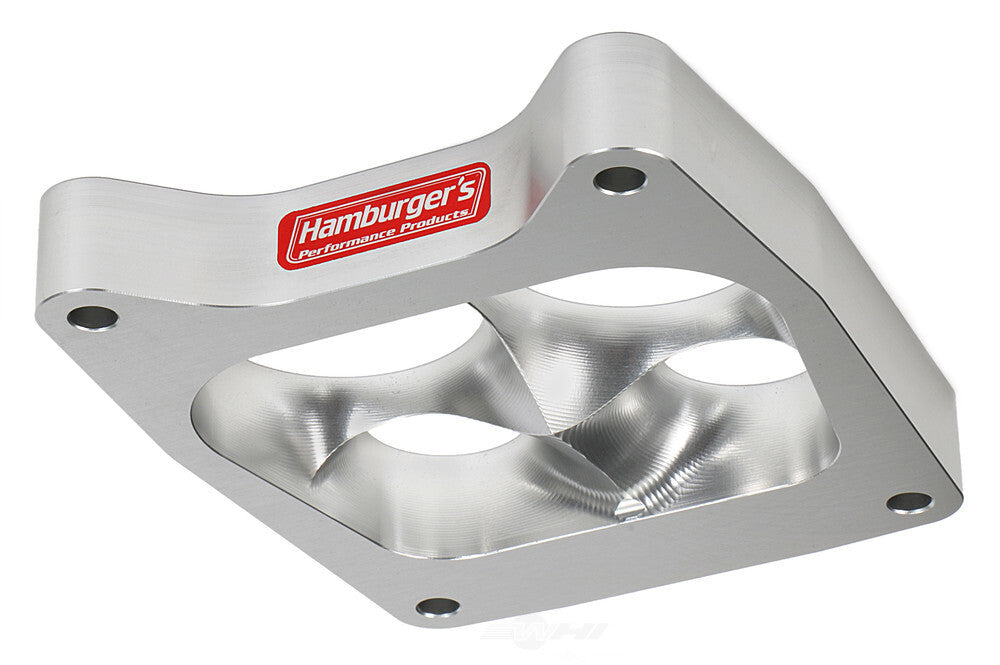 Hamburger's Performance TORQUE-FLOW CARBURETOR SPACER- QuadraJet- PORTED; 1 in. Tall- Billet Aluminum 3213