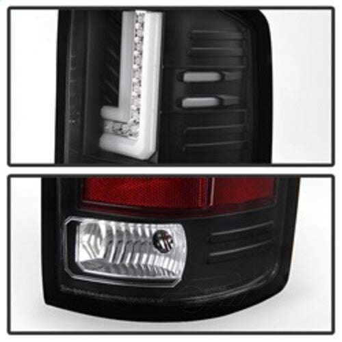 Spyder Auto (Spyder) LED Tail Lights - Black 5080660 fits 2014-2018 GMC Sierra / 2014-2018 GMC Sierra 1500 / 2015-2019 GMC Sierra 2500 HD / 2015-2019 GMC Sierra 3500 HD