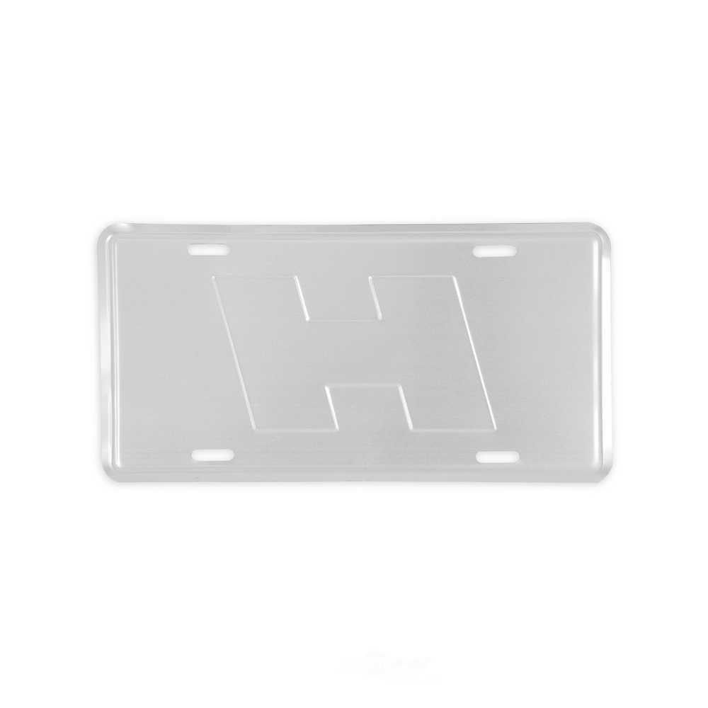 Hurst Standard 12" x 6" size with high gloss graphics on embossed aluminum 36-580