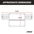 Load image into Gallery viewer, ARIES Black Steel Grille Guard 2059 fits Toyota FJ / 2007-2014 Toyota FJ Cruiser
