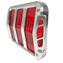 Load image into Gallery viewer, Scott Drake Sidewinder™ Billet Tail Light Bezels B-13489-C fits 1964-1966 Ford Mustang