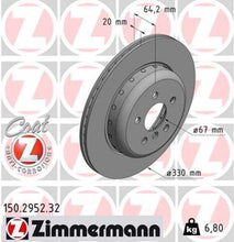 Load image into Gallery viewer, Zimmermann Brake Disc 150.2952.32 fits 2017-2025 BMW I4 / 330E / 330E xDrive / 330I / 330I xDrive / 430I / 430I xDrive / 530E