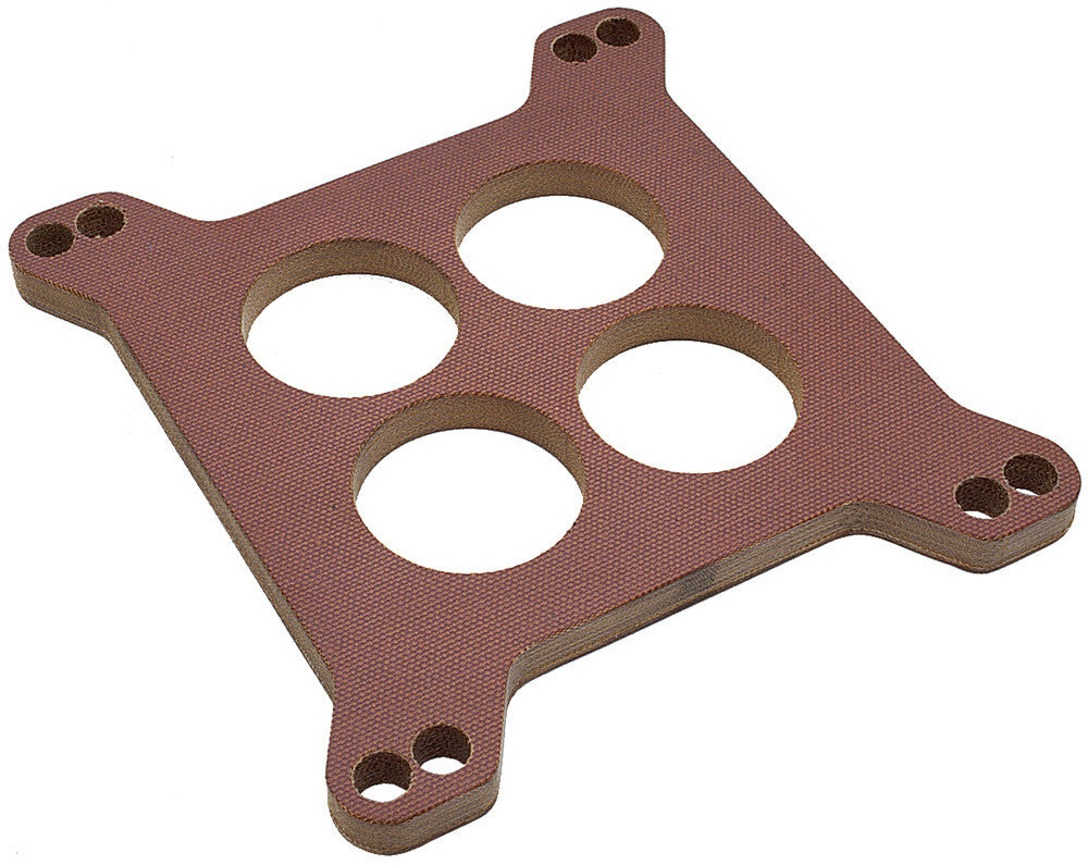 Trans-Dapt Performance 3/8 in. HOLLEY/AFB 4BBL SPACER - Ported- Canvas Phenolic Carburetor Spacer