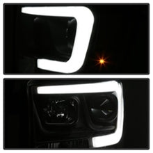 Load image into Gallery viewer, Spyder Auto (Spyder Signature) Projector Headlights - Version 2 - Light Bar DRL - Black 5085306 fits 2006-2008 Dodge Ram 1500 / 2006-2009 Dodge Ram 2500 / 2006-2009 Dodge Ram 3500