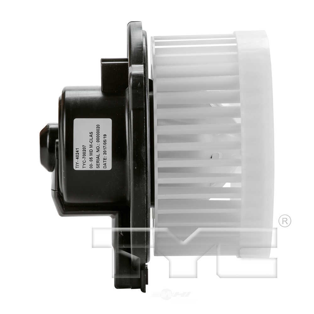 TYC Blower Motor Assembly 700207 fits 1998-2003 Mercedes-Benz ML320 / 2003-2005 Mercedes-Benz ML350 / 1999-2001 Mercedes-Benz ML430 / 2002-2005 Mercedes-Benz ML500