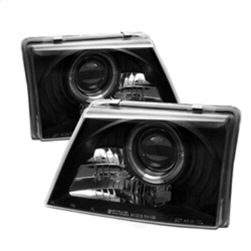 Spyder Auto (Spyder Signature) Projector Headlights - LED Halo - Black 5010520 fits 1998-2000 Ford Ranger