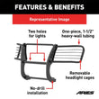 Load image into Gallery viewer, ARIES Black Steel Grille Guard 9046 fits 2005-2015 Nissan Armada, Titan
