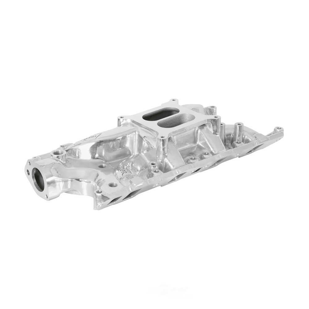 Weiand Street Warrior™ Intake Manifold - Polished Finish 8124P fits 1962-1982 Ford / Lincoln / Mercury 289 / 302 Small Block