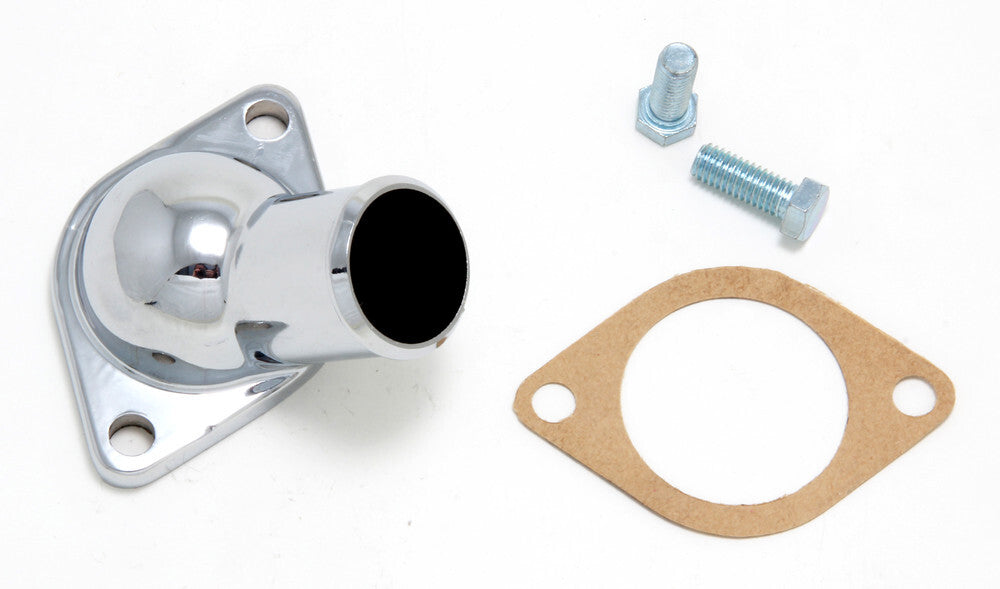 Trans-Dapt Performance Water Neck; (Gasket Seal); - Chrome 4788 fits Early Model Chevrolet Small Block / BIG Block