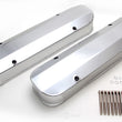 Load image into Gallery viewer, Hamburger's Performance FABRICATED ALUMINUM VALVE COVERS BRUSHED NO HOLE 1026 fits Pontiac