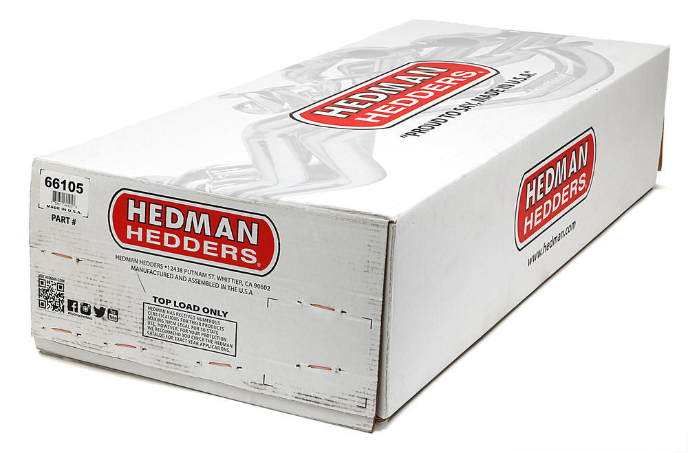 Hedman Hedders HTC Coated Headers; 2 in. Tube Dia; 3 in. Coll; FULL LENGTH Design 66105 fits 1970-1981 Chevrolet Camaro / 1975-1979 Chevrolet Nova