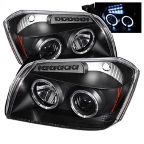 Spyder Auto (Spyder Signature) Projector Headlights - LED Halo - Black 5009876 fits 2005-2007 Dodge Magnum
