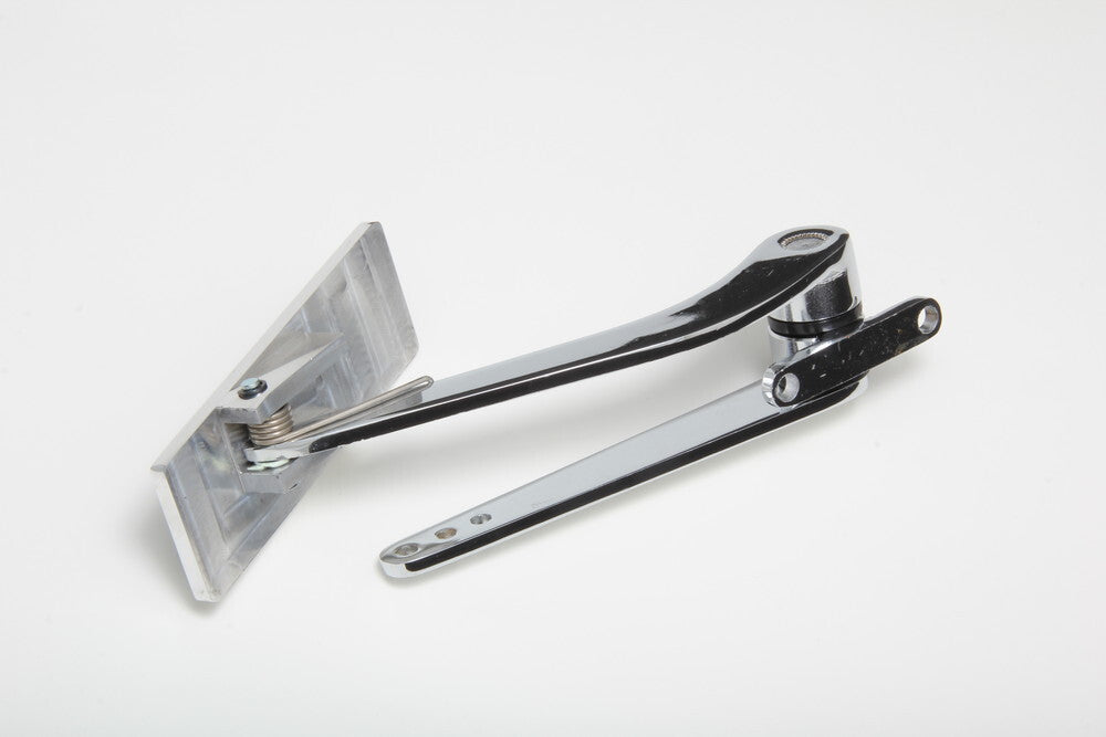 Trans-Dapt Performance Firewall mount Gas Pedal w/ Inserts; 4 x 1-1/2 in.- Pol. Aluminum with Steel Arm 8958