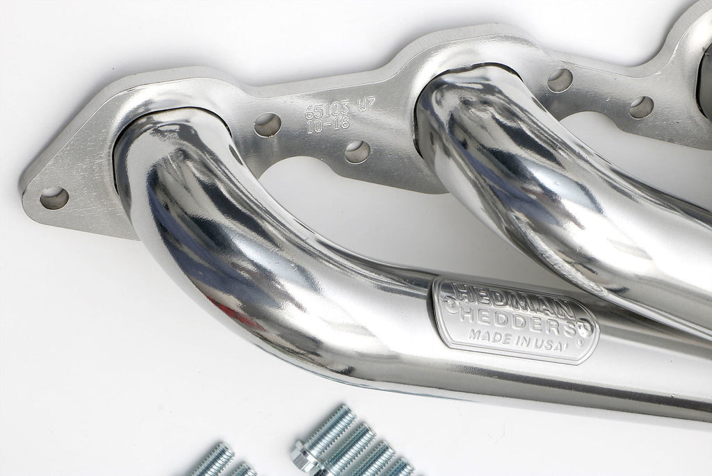Hedman Hedders HTC Coated Headers; 2 in. Tube Dia; 3 in. Coll; MID-LENGTH Design 66103 fits 1965-1981 Chevrolet Bel Air / Biscayne / Camaro / Caprice / Chevelle / El Camino / Impala / Laguna