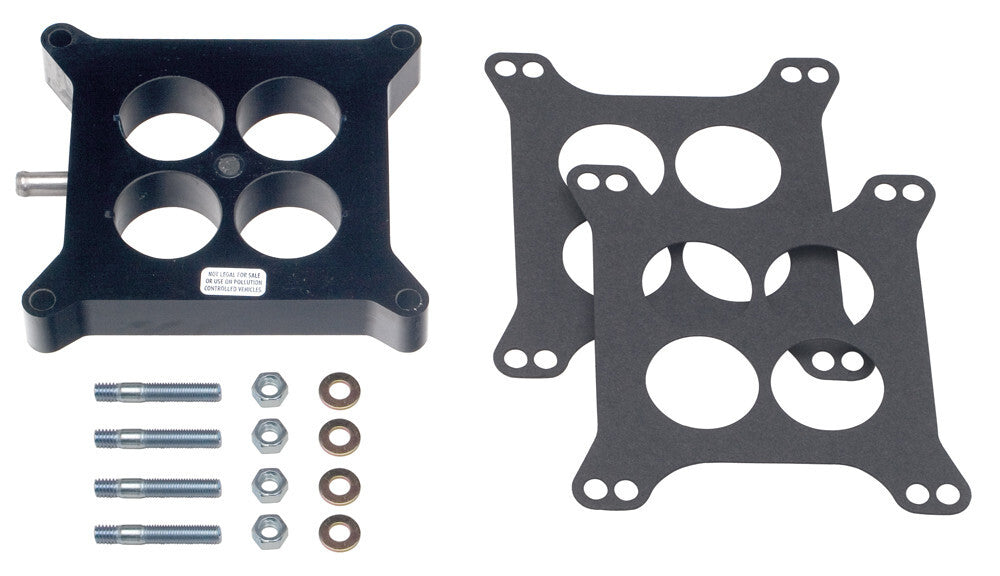 Trans-Dapt Performance 1 in. HOLLEY 4BBL SQUARE BORE; 1/4 in. PCV- Plastic Phenolic SWIRL-TORQUE Spacer