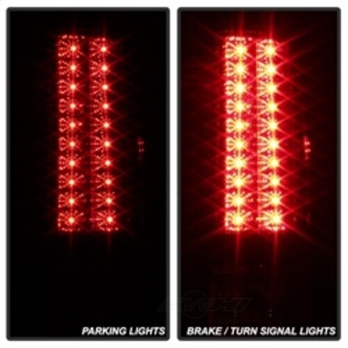 Spyder Auto (Spyder) LED Tail Lights - Black Smoke 5078186 fits 2007-2013 GMC Sierra / 2007-2013 GMC Sierra 1500 / 2007-2014 GMC Sierra 2500 Hd / 2011-2013 GMC Sierra 3500 Hd