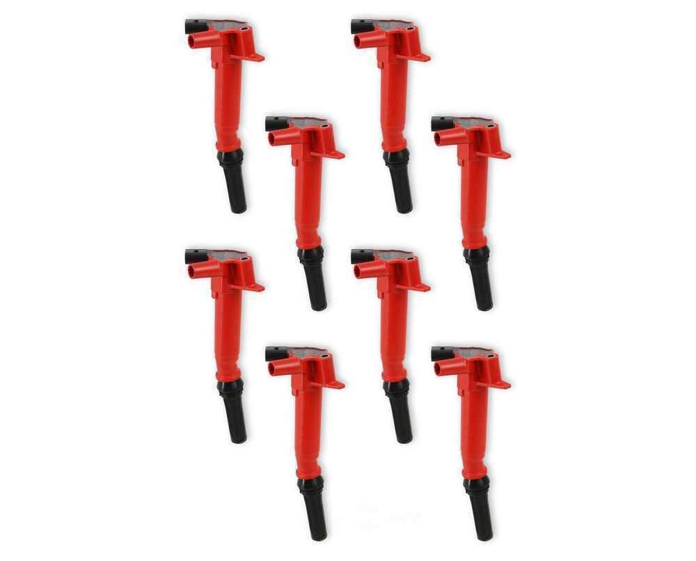 MSD Ignition Coil - Red - 8-Pack 82748 fits 2010-2017 Ford F-150 6.2L V8 / F-250 Super Duty 6.2L V8 / F-350 6.2L V8 / F-350 Super Duty 6.2L V8 / Lobo 6.2L V8