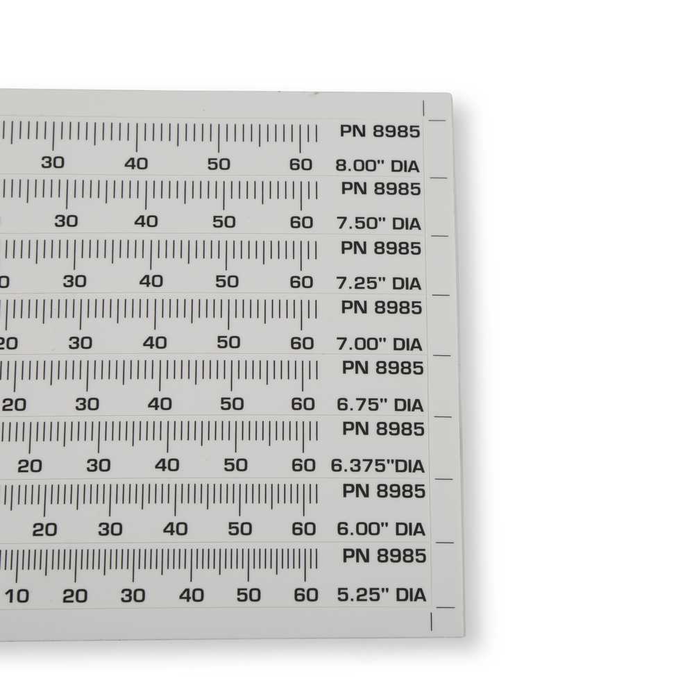 MSD Timing Tape - Harmonic Balancer - 5.25" to 8.00" 8985