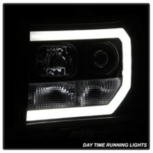 Load image into Gallery viewer, Spyder Auto (Spyder Signature) Projector Headlights - Version 2 - Light Bar DRL LED - Black 5083630 fits 2007-2013 GMC Sierra / 2007-2013 GMC Sierra 2500 Hd / 2007-2013 GMC Sierra 3500 Hd