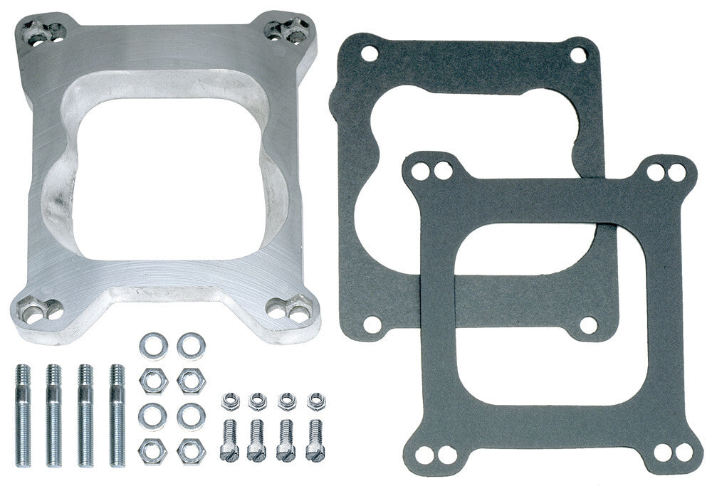 Trans-Dapt Performance 3/4 in., Holley 4BBL to Quadrajet- Reversible Carburetor Adapter-Cast Aluminum 2066