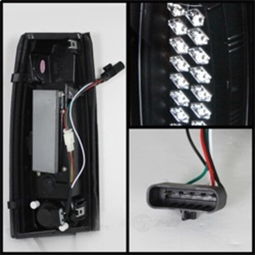 Spyder Auto (Spyder) LED Tail Lights - Black 5001351