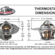 Load image into Gallery viewer, Tuff Stuff Performance Accessories 180 Degree Thermostat High Flow 900180 fits 1972 Chevrolet Camaro Z28 / 1989-1995 Ford Aerostar